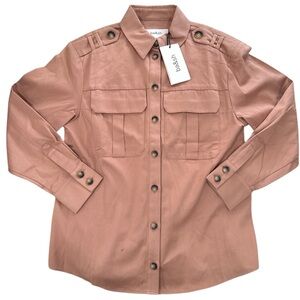 ba&sh- Mania cotton twill shirt